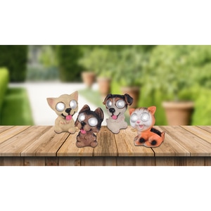 Lampa solara GLOBO animale, 10.5cm, IP44, plastic, multicolor Lampa solara GLOBO animale, 10.5cm, IP44, plastic, multicolor