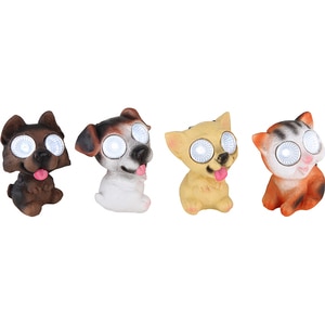 Lampa solara GLOBO animale, 10.5cm, IP44, plastic, multicolor Lampa solara GLOBO animale, 10.5cm, IP44, plastic, multicolor