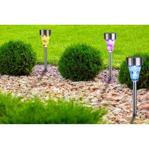 Lampa solara GLOBO, 38.7cm, 6500K, IP44, otel, multicolor Lampa solara GLOBO, 38.7cm, 6500K, IP44, otel, multicolor