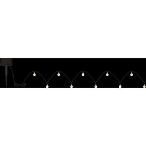 Ghirlanda solara GLOBO, 2m, 2700K, IP44, plastic, negru Ghirlanda solara GLOBO, 2m, 2700K, IP44, plastic, negru