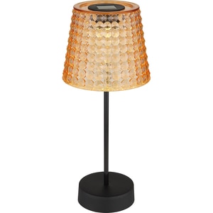 Set 2 veioze solare GLOBO, 3000K, plastic, negru Set 2 veioze solare GLOBO, 3000K, plastic, negru