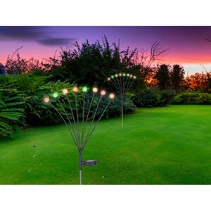 Lampa solara GLOBO RGB, IP44, otel, negru mat Lampa solara GLOBO RGB, IP44, otel, negru mat