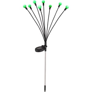 Lampa solara GLOBO RGB, IP44, otel, negru mat Lampa solara GLOBO RGB, IP44, otel, negru mat