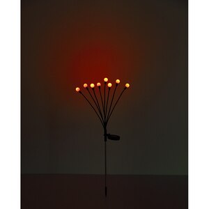 Lampa solara GLOBO RGB, IP44, otel, negru mat Lampa solara GLOBO RGB, IP44, otel, negru mat