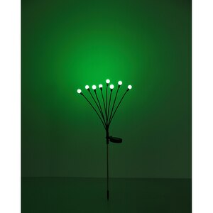 Lampa solara GLOBO RGB, IP44, otel, negru mat Lampa solara GLOBO RGB, IP44, otel, negru mat
