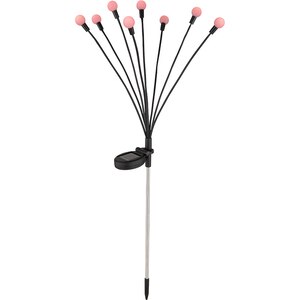 Lampa solara GLOBO RGB, IP44, otel, negru mat Lampa solara GLOBO RGB, IP44, otel, negru mat