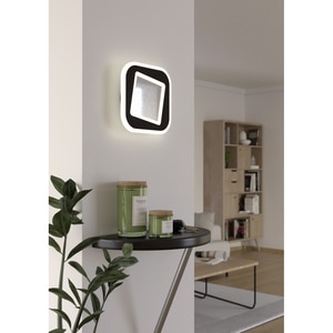 Aplica Led EGLO Macchioni, 12W, 1560lm, lumina neutra, IP20, negru-alb Aplica Led EGLO Macchioni, 12W, 1560lm, lumina neutra, IP20, negru-alb