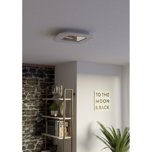 Plafoniera Led EGLO Macchioni, 20W, 2360lm, lumina variabila, IP20, alb Plafoniera Led EGLO Macchioni, 20W, 2360lm, lumina variabila, IP20, alb