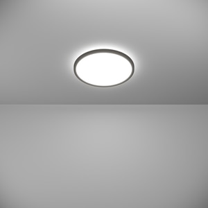 Plafoniera Led EGLO Rovito, 13.9W, 1750lm, lumina variabila, IP44, negru-alb Plafoniera Led EGLO Rovito, 13.9W, 1750lm, lumina variabila, IP44, negru-alb