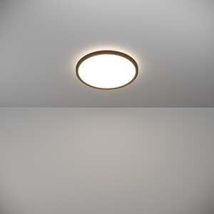 Plafoniera Led EGLO Rovito, 13.9W, 1750lm, lumina variabila, IP44, negru-alb Plafoniera Led EGLO Rovito, 13.9W, 1750lm, lumina variabila, IP44, negru-alb