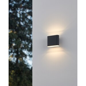Aplica exterior EGLO Grutti, LED, CCT, 2x2.9W, IP65, antracit Aplica exterior EGLO Grutti, LED, CCT, 2x2.9W, IP65, antracit