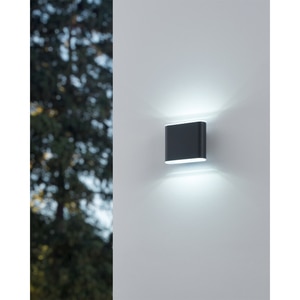 Aplica exterior EGLO Grutti, LED, CCT, 2x2.9W, IP65, antracit Aplica exterior EGLO Grutti, LED, CCT, 2x2.9W, IP65, antracit