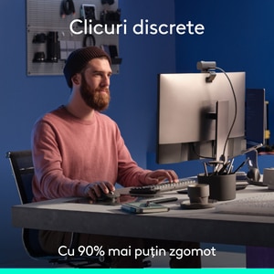 Mouse Wireless LOGITECH MX Master 3S Performance, 8000 dpi, Bluetooth, grafit Mouse Wireless LOGITECH MX Master 3S Performance, 8000 dpi, Bluetooth, grafit