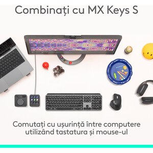 Mouse Wireless LOGITECH MX Master 4, 8000 dpi, Bluetooth, grafit Mouse Wireless LOGITECH MX Master 4, 8000 dpi, Bluetooth, grafit