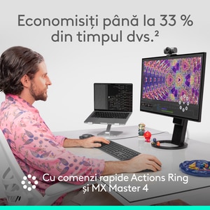 Mouse Wireless LOGITECH MX Master 4, 8000 dpi, Bluetooth, gri Mouse Wireless LOGITECH MX Master 4, 8000 dpi, Bluetooth, gri