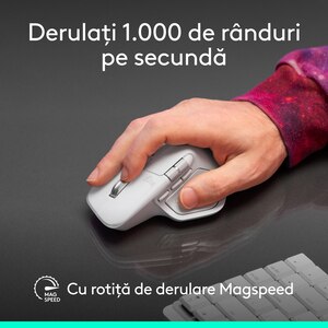 Mouse Bluetooth pentru Mac LOGITECH MX Master 4, 8000 dpi, negru Mouse Bluetooth pentru Mac LOGITECH MX Master 4, 8000 dpi, negru
