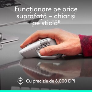 Mouse Bluetooth pentru Mac LOGITECH MX Master 4, 8000 dpi, negru Mouse Bluetooth pentru Mac LOGITECH MX Master 4, 8000 dpi, negru