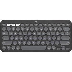 Tastatura Wireless LOGITECH Pebble Keys 2 K380s Multi-Device, Bluetooth, Layout US INT, negru Tastatura Wireless LOGITECH Pebble Keys 2 K380s Multi-Device, Bluetooth, Layout US INT, negru