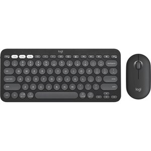 Kit mouse si tastatura wireless LOGITECH Pebble 2 Combo, Bluetooth, grafit Kit mouse si tastatura wireless LOGITECH Pebble 2 Combo, Bluetooth, grafit