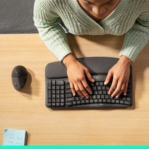 Kit tastatura si mouse Wireless LOGITECH Wave Keys and Lift Combo, USB, Layout US, negru Kit tastatura si mouse Wireless LOGITECH Wave Keys and Lift Combo, USB, Layout US, negru