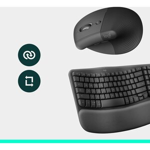Kit tastatura si mouse Wireless LOGITECH Wave Keys and Lift Combo, USB, Layout US, negru Kit tastatura si mouse Wireless LOGITECH Wave Keys and Lift Combo, USB, Layout US, negru
