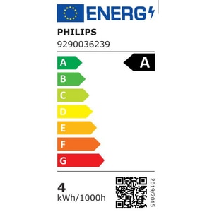 Bec LED filament PHILIPS, A60, E27, 4W, 4000K, 840lm, lumina neutra Bec LED filament PHILIPS, A60, E27, 4W, 4000K, 840lm, lumina neutra