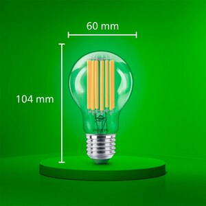 Bec LED filament PHILIPS, A60, E27, 7.3W, 2700K, 1535lm, lumina calda Bec LED filament PHILIPS, A60, E27, 7.3W, 2700K, 1535lm, lumina calda