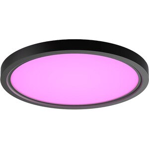 Plafoniera LED PHILIPS HUE Tento, LED RGB, 16W, 2250lm, IP20, 2000-6500 K, aluminiu plastic, negru Plafoniera LED PHILIPS HUE Tento, LED RGB, 16W, 2250lm, IP20, 2000-6500 K, aluminiu plastic, negru