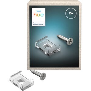 Set 10 suporti PHILIPS Hue S, 4 x 8.9 x 9 cm, IP20, plastic, alb Set 10 suporti PHILIPS Hue S, 4 x 8.9 x 9 cm, IP20, plastic, alb