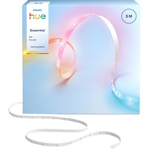 Banda LED RGB PHILIPS Hue Essential, 15.3W, IP20, plastic, transparent, 5 m Banda LED RGB PHILIPS Hue Essential, 15.3W, IP20, plastic, transparent, 5 m