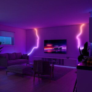 Banda LED RGB PHILIPS Hue Essential, 19W, IP20, plastic, transparent, 5 m Banda LED RGB PHILIPS Hue Essential, 19W, IP20, plastic, transparent, 5 m