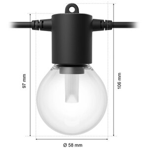 Ghirlanda PHILIPS HUE Festavia, Wi-Fi, LED RGB, 17W, 14m Ghirlanda PHILIPS HUE Festavia, Wi-Fi, LED RGB, 17W, 14m