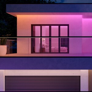 Banda LED exterior Smart PHILIPS Hue Flux, ZigBee, RGB, 30W, 3000lm, 5m Banda LED exterior Smart PHILIPS Hue Flux, ZigBee, RGB, 30W, 3000lm, 5m