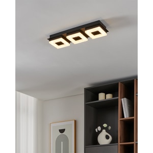 Plafoniera EGLO Fradelo, LED, 3x3.5W, 1200lm, negru Plafoniera EGLO Fradelo, LED, 3x3.5W, 1200lm, negru