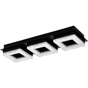 Plafoniera EGLO Fradelo, LED, 3x3.5W, 1200lm, negru Plafoniera EGLO Fradelo, LED, 3x3.5W, 1200lm, negru
