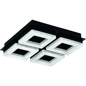 Plafoniera EGLO Fradelo, LED, 4x3.5W, 1600lm, negru Plafoniera EGLO Fradelo, LED, 4x3.5W, 1600lm, negru