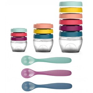 Recipiente stocare hrana BABYMOOV A004310, 27 piese, multicolor Recipiente stocare hrana BABYMOOV A004310, 27 piese, multicolor