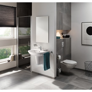 Suport prosop dublu GROHE Essentials 40371001, 43.9cm, crom Suport prosop dublu GROHE Essentials 40371001, 43.9cm, crom