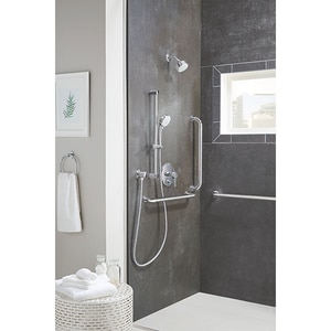 Bara de sprijin pentru cada GROHE Essentials 40421001, 34.9cm, argintiu Bara de sprijin pentru cada GROHE Essentials 40421001, 34.9cm, argintiu