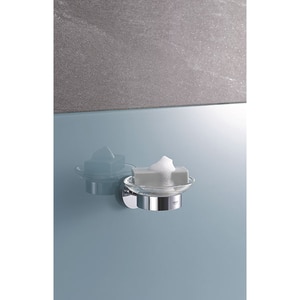 Savoniera cu suport GROHE Essentials 40444001, argintiu Savoniera cu suport GROHE Essentials 40444001, argintiu