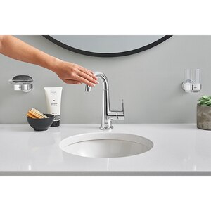 Set pahar baie GROHE Essentials 40447001, crom Set pahar baie GROHE Essentials 40447001, crom
