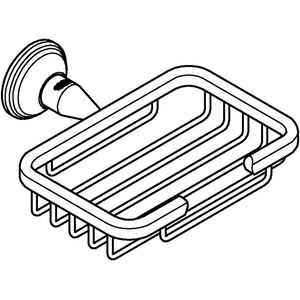 Suport perete GROHE Essentials Authentic 40659001, argintiu Suport perete GROHE Essentials Authentic 40659001, argintiu