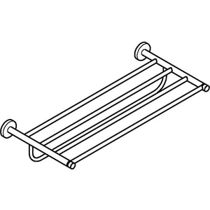 Suport prosop multiplu GROHE Essentials 40800001, 60.4cm, argintiu Suport prosop multiplu GROHE Essentials 40800001, 60.4cm, argintiu