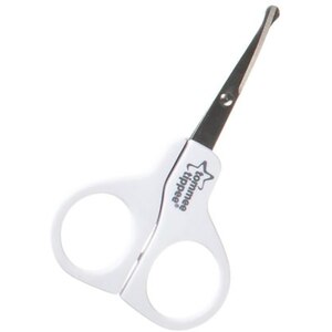 Forfecuta TOMMEE TIPPEE cu protectie, 0 luni+, alb Forfecuta TOMMEE TIPPEE cu protectie, 0 luni+, alb