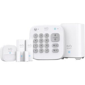 Kit sistem de alarma wireless smart EUFY Security T8990321, senzor miscare, 2 x senzori intrare, tastatura, alb Kit sistem de alarma wireless smart EUFY Security T8990321, senzor miscare, 2 x senzori intrare, tastatura, alb