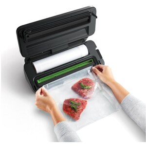 Aparat de vidat FOODSAVER VS3190X-01, 100W, argintiu-negru Aparat de vidat FOODSAVER VS3190X-01, 100W, argintiu-negru
