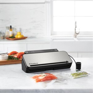 Aparat de vidat FOODSAVER VS3190X-01, 100W, argintiu-negru Aparat de vidat FOODSAVER VS3190X-01, 100W, argintiu-negru