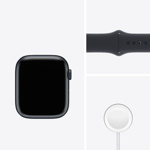 APPLE Watch Series 7, GPS, 45mm Midnight Aluminium Case, Midnight Sport Band APPLE Watch Series 7, GPS, 45mm Midnight Aluminium Case, Midnight Sport Band