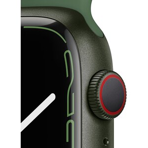 APPLE Watch Series 7, GPS + Cellular, 45mm Green Aluminium Case, Clover Sport Band APPLE Watch Series 7, GPS + Cellular, 45mm Green Aluminium Case, Clover Sport Band