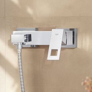 Baterie dus GROHE Eurocube 23145000, metal, argintiu Baterie dus GROHE Eurocube 23145000, metal, argintiu